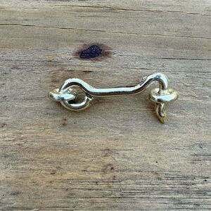 Gold Metal Hook Pin